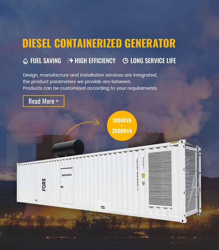 Diesel containerized generator